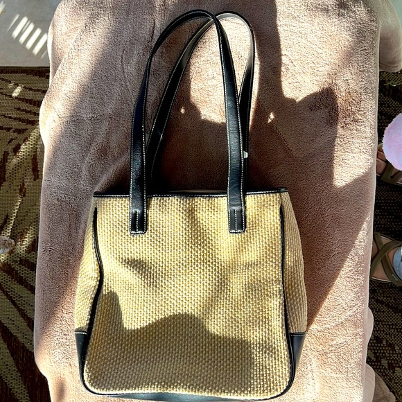 Lord & Taylor woven bag - Picture 1 of 4